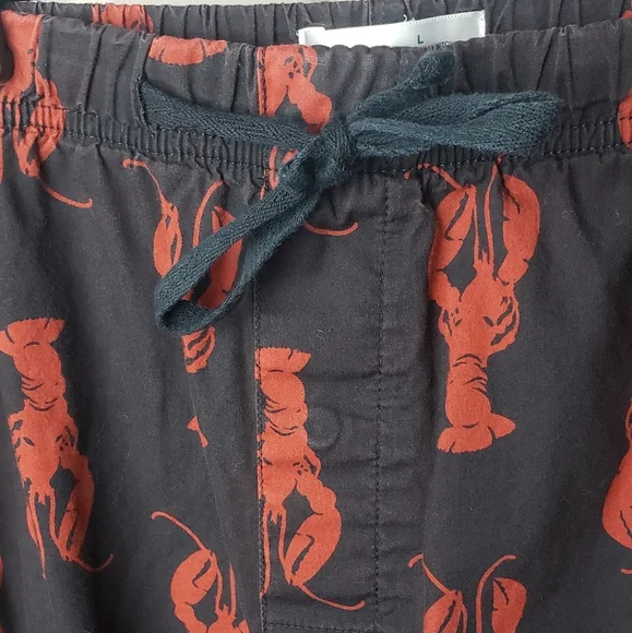 Gap Lobster Print Pajama Pants Large - Picture 6 of 6